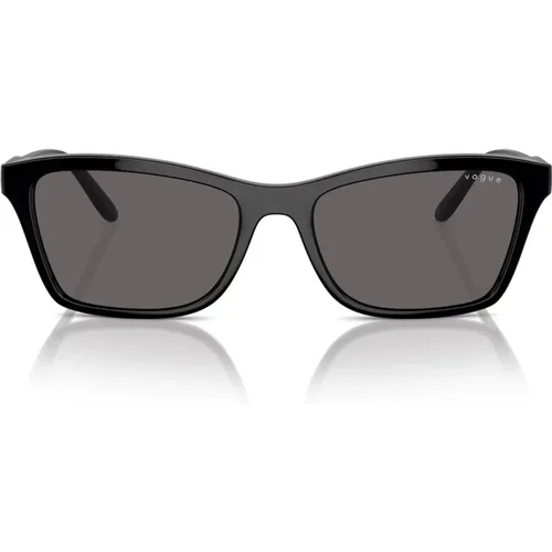 Stilvolle Kissenförmige Sonnenbrille , unisex, Größe: 54 MM - Vogue - Modalova