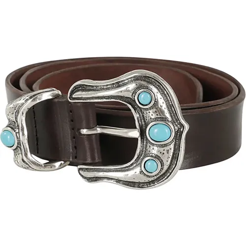 Bull Soft Leather Belt , female, Sizes: 85 CM - Orciani - Modalova