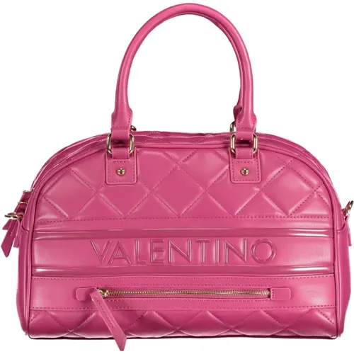 Lila Damenhandtasche mit Griffen und Verstellbarem Riemen - Valentino by Mario Valentino - Modalova