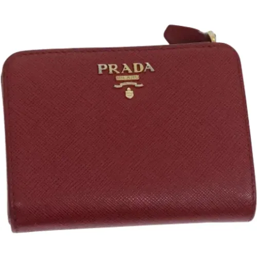 Pre-owned Leather wallets , female, Sizes: ONE SIZE - Prada Vintage - Modalova