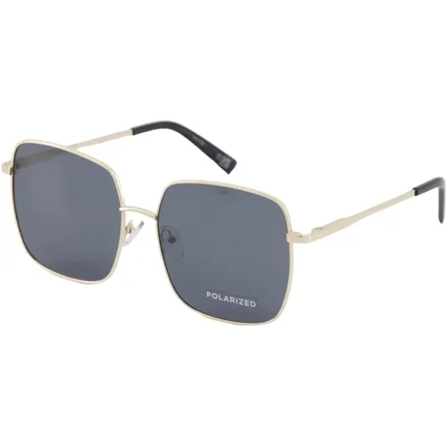 Geliebte Gold Polarisierte Sonnenbrille , unisex, Größe: ONE Size - Le Specs - Modalova