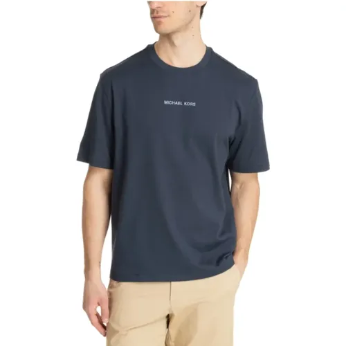 Stilvolle T-Shirt und Polo , Herren, Größe: M - Michael Kors - Modalova