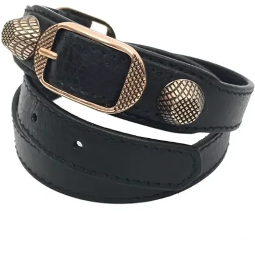 Gebrauchtes Schwarzes Leder Balenciaga Armband - Balenciaga Vintage - Modalova