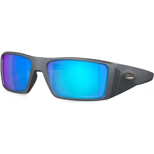 Verspiegelte Quadratische Sonnenbrille Blau-Grau Multicolor - Oakley - Modalova