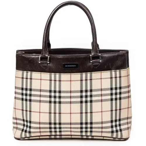 Pre-owned Canvas schultertasche - Burberry Vintage - Modalova