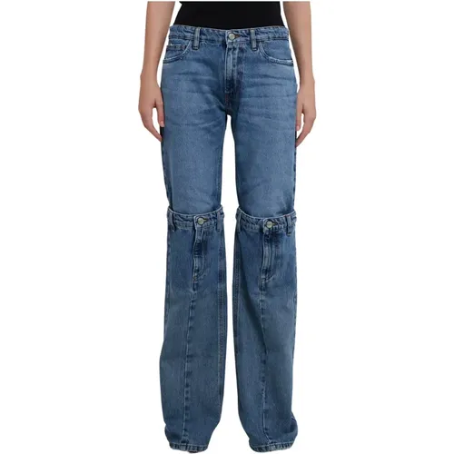 Stilvolle Open Knee Denim Jeans , Damen, Größe: S - Coperni - Modalova