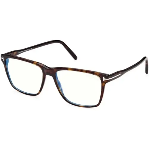 Classic Havana Frame Glasses , unisex, Sizes: 56 MM - Tom Ford - Modalova