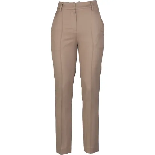 Chino Pants with Monile Detail , female, Sizes: S, 3XS - BRUNELLO CUCINELLI - Modalova