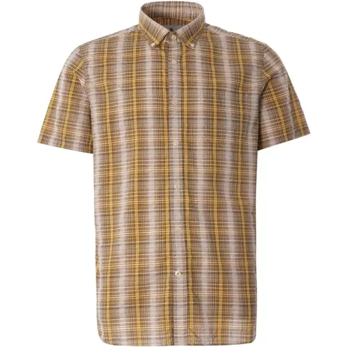 Breathable Checkered Short Sleeve Shirt , male, Sizes: S - Barbour - Modalova
