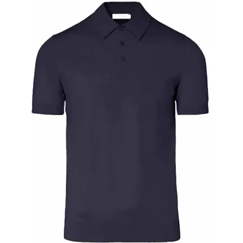 Seiden Baumwoll Polo Shirt , Herren, Größe: XL - Paolo Pecora - Modalova