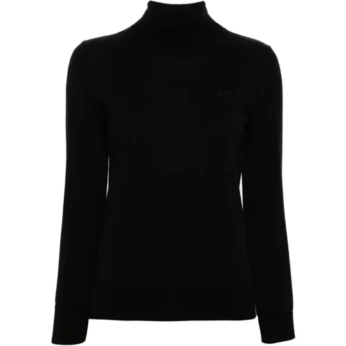 Schwarzer Wollpullover mit Rollkragen , Damen, Größe: S - A.P.C. - Modalova