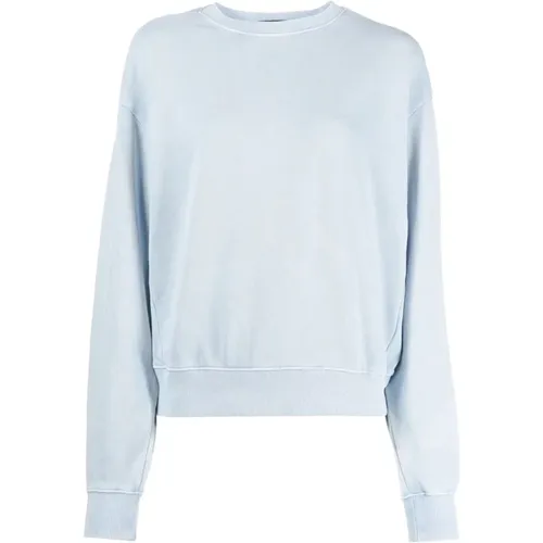 Blaues Baumwoll-Crewneck-Sweatshirt - Ksubi - Modalova