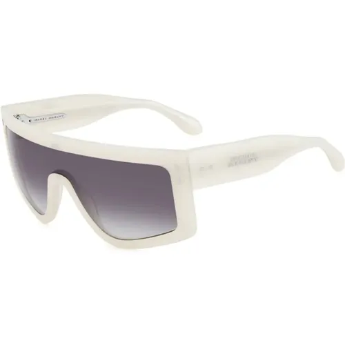 Pearled Sungles with Dark Grey Shaded Lenses , unisex, Sizes: ONE SIZE - Isabel marant - Modalova