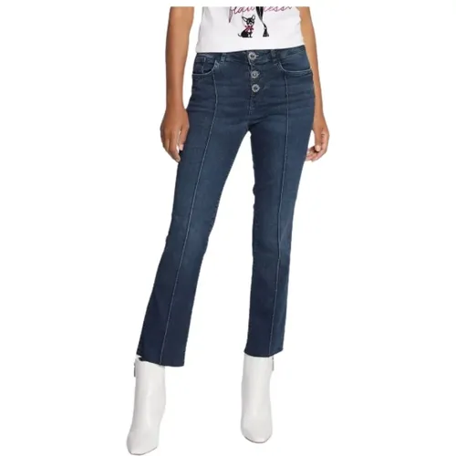 Hohe Taille Princess Crop Flare Jeans , Damen, Größe: W25 - Liu Jo - Modalova