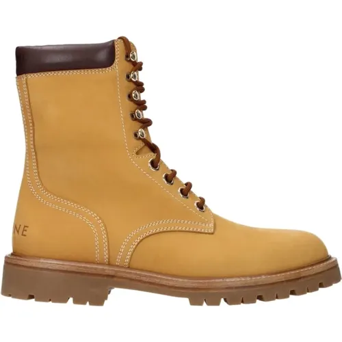 Elegant Leather Boots , male, Sizes: 8 1/2 UK - Celine - Modalova