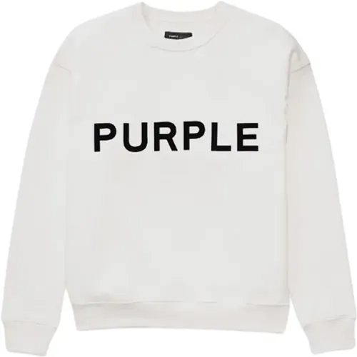 Sweatshirts , male, Sizes: L - Purple Brand - Modalova