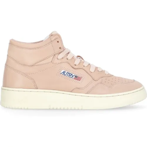 Leather Sneakers , female, Sizes: 3 UK, 4 UK - Autry - Modalova