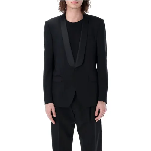 Ss23 Sicilia-Fit Tuxedo Jacket , male, Sizes: XL - Dolce & Gabbana - Modalova