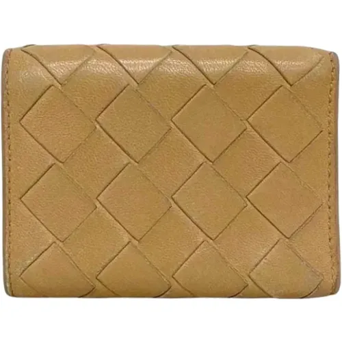 Pre-owned Leather wallets , female, Sizes: ONE SIZE - Bottega Veneta Vintage - Modalova