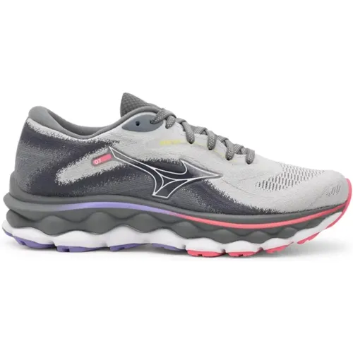 Floating Wave Sky 7 Sneakers , female, Sizes: 5 UK, 4 UK, 6 UK, 8 UK, 9 UK, 7 UK - Mizuno - Modalova