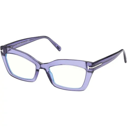 Blau Block Brillengestell Tom Ford - Tom Ford - Modalova