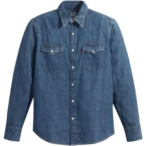 Levi's, Jeanshemd , Herren, Größe: S - Levis - Modalova