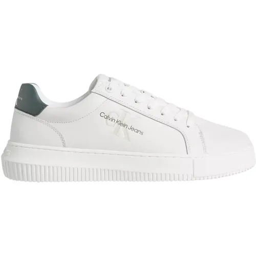 Weiße Casual Leder Sneakers - Calvin Klein Jeans - Modalova