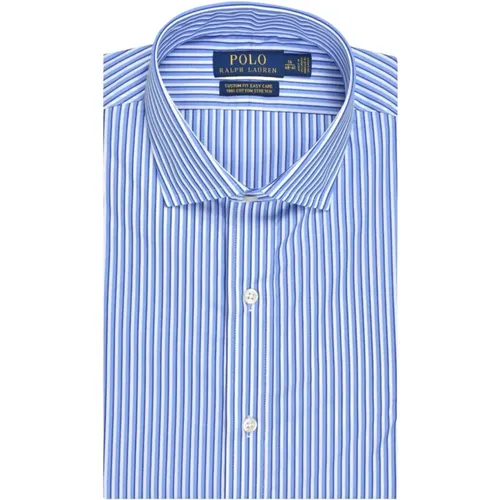 Casual Hemd, Blaues Vertikales Streifen Business Hemd , Herren, Größe: S - Polo Ralph Lauren - Modalova