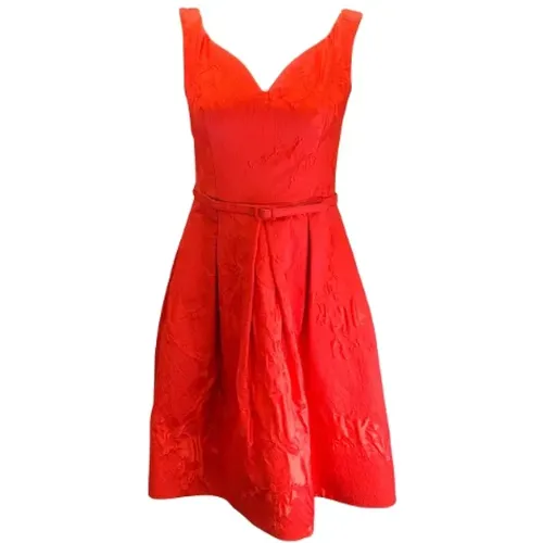 Pre-owned Silk dresses , female, Sizes: 2XS - Oscar De La Renta Pre-owned - Modalova