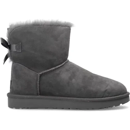 W Mini Bailey Bow II suede snow boots , female, Sizes: 8 UK, 9 UK - Ugg - Modalova