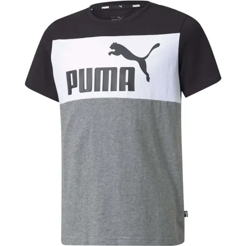 ESS Block Tee B T-shirt PUMA - Puma - Modalova