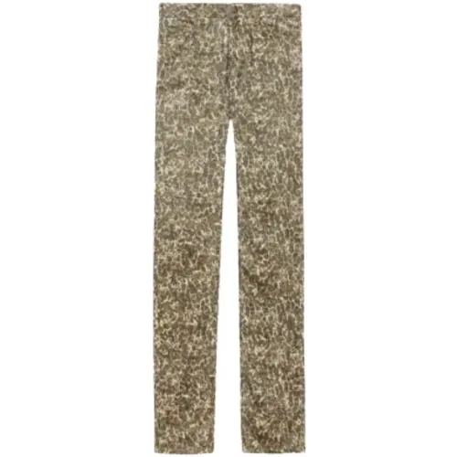 Leopard Print Luxe Boutique Pants , female, Sizes: XS, 2XS, M - Isabel marant - Modalova