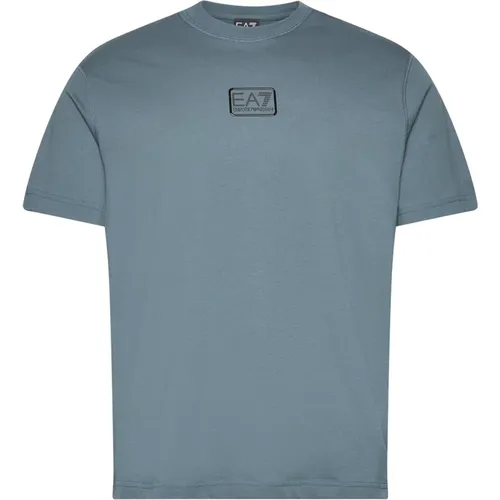 Stargazer T-Shirt Blau Herren - Emporio Armani - Modalova