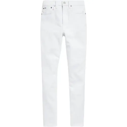 High-Waisted Skinny Jeans , Damen, Größe: W26 - Polo Ralph Lauren - Modalova