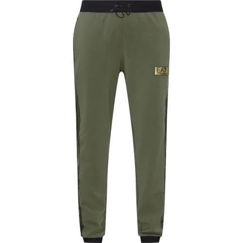 Stylische Herren Sweatpants , Herren, Größe: M - Emporio Armani EA7 - Modalova