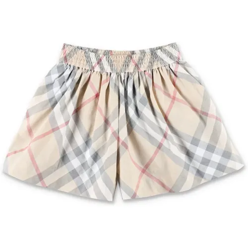 Helle Stein Check Shorts Aw24 - Burberry - Modalova