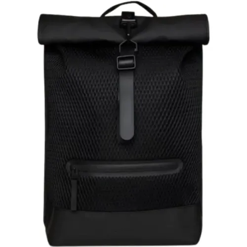 Mesh W3 Rolltop Backpack , unisex, Sizes: ONE SIZE - Rains - Modalova