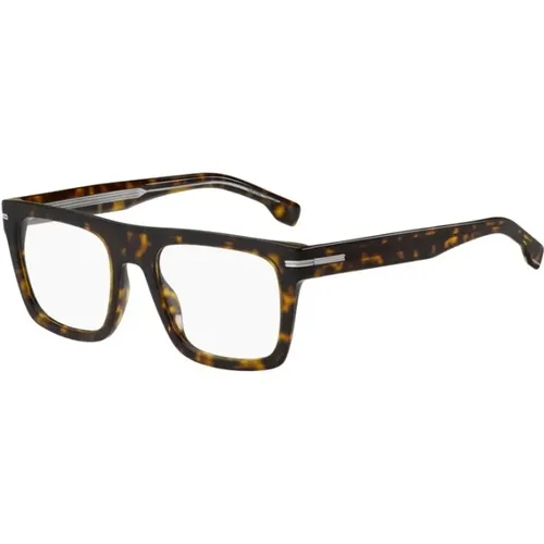 Classic Havana Frame Glasses , unisex, Sizes: 52 MM - Boss - Modalova