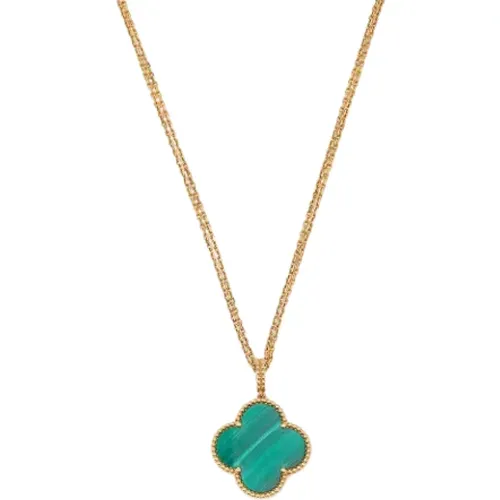 Pre-owned Gold necklaces , female, Sizes: ONE SIZE - Van Cleef & Arpels Pre-owned - Modalova