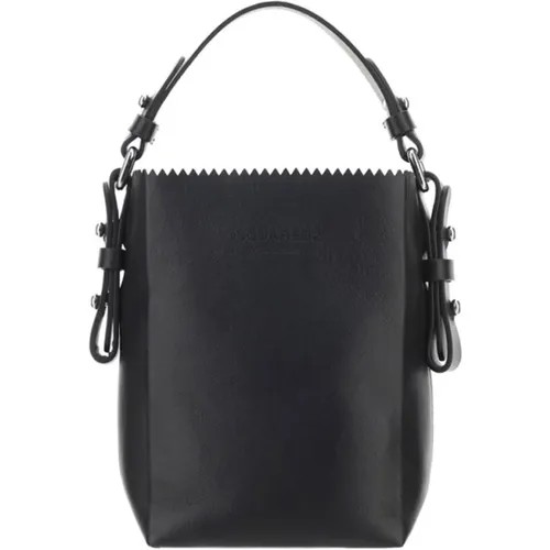 Small Leather Handbag , female, Sizes: ONE SIZE - Dsquared2 - Modalova