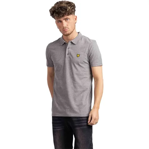 Klassisches Graues Herren Polo , Herren, Größe: XL - Lyle & Scott - Modalova