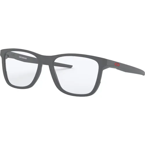 Matte Grey Eyewear Frames , unisex, Größe: 57 MM - Oakley - Modalova