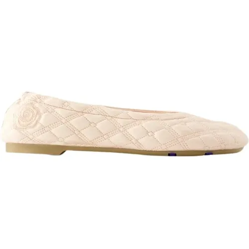 Luxurious Calfskin Ballerinas , female, Sizes: 6 UK, 8 UK, 3 UK, 2 UK - Burberry - Modalova