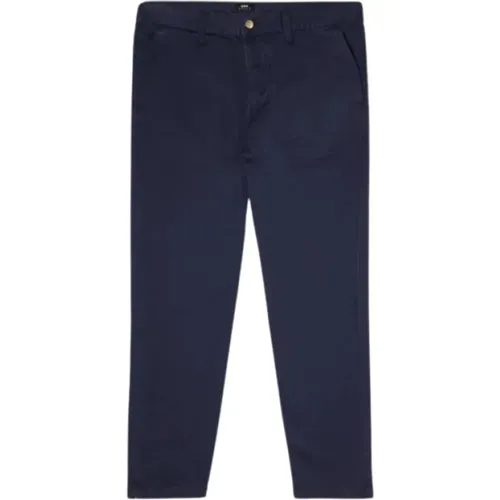 Slim-Fit Navy Blazer Chino Jeans , Herren, Größe: W34 - Edwin - Modalova