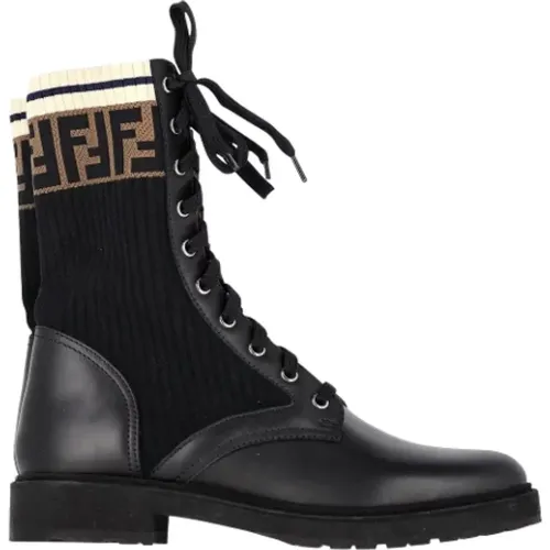 Pre-owned Leather boots , female, Sizes: 6 UK - Fendi Vintage - Modalova