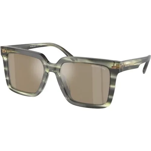 Olive Sunglasses Mk2217U Model , unisex, Sizes: 55 MM - Michael Kors - Modalova