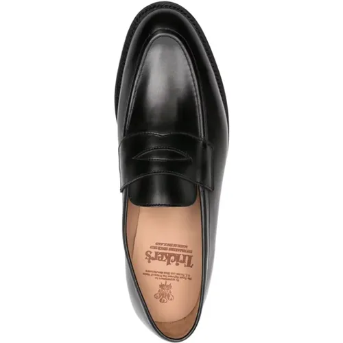 Flat Shoes with Polished Finish , male, Sizes: 10 UK, 7 1/2 UK - Tricker's - Modalova