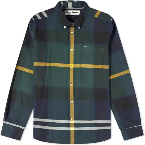 Seaweed Tartan Maßgeschneidertes Hemd , Herren, Größe: L - Barbour - Modalova