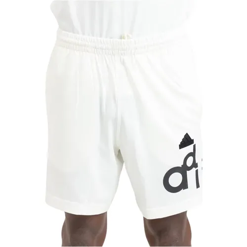 Shorts mit Grafikdruck Weiß , Herren, Größe: S - Adidas - Modalova