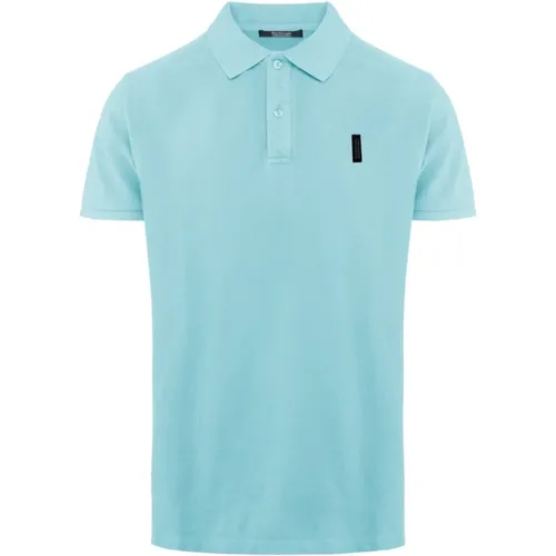 Garment Dyed Piqué Cotton Short Sleeve Polo Shirt , male, Sizes: XL, 2XL, XS, M - BomBoogie - Modalova
